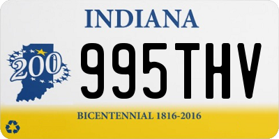 IN license plate 995THV