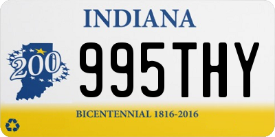 IN license plate 995THY
