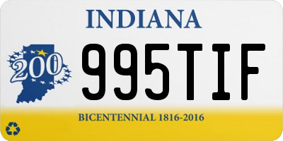 IN license plate 995TIF