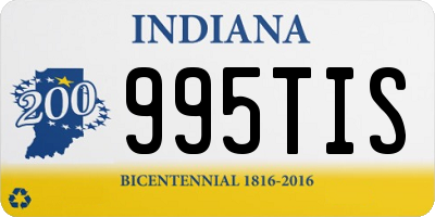 IN license plate 995TIS