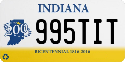 IN license plate 995TIT