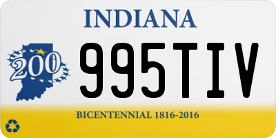 IN license plate 995TIV