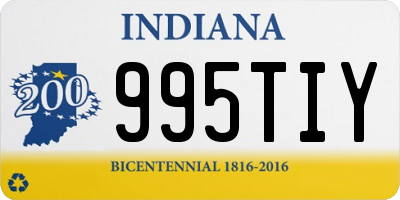 IN license plate 995TIY