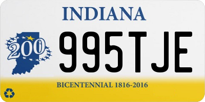 IN license plate 995TJE