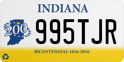 IN license plate 995TJR