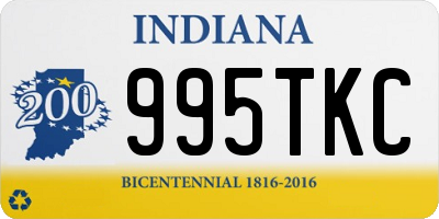 IN license plate 995TKC