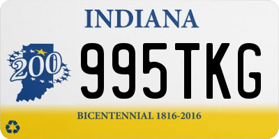 IN license plate 995TKG