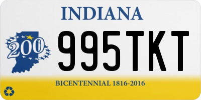 IN license plate 995TKT