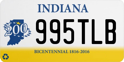 IN license plate 995TLB