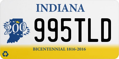 IN license plate 995TLD