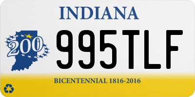 IN license plate 995TLF