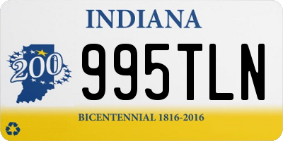 IN license plate 995TLN