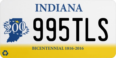 IN license plate 995TLS