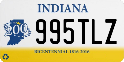 IN license plate 995TLZ