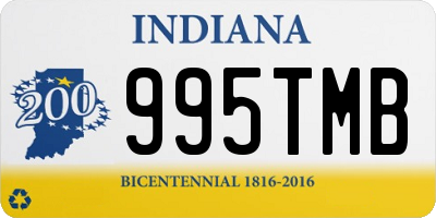 IN license plate 995TMB