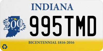 IN license plate 995TMD