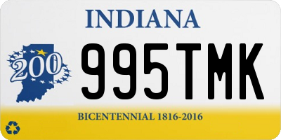 IN license plate 995TMK