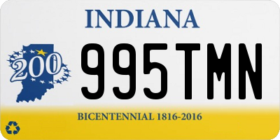 IN license plate 995TMN