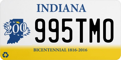 IN license plate 995TMO