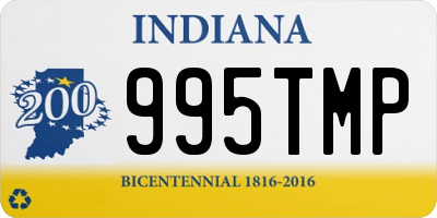 IN license plate 995TMP