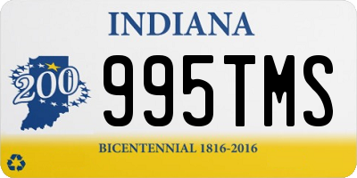 IN license plate 995TMS