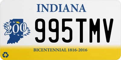 IN license plate 995TMV