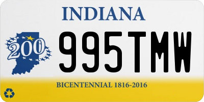 IN license plate 995TMW