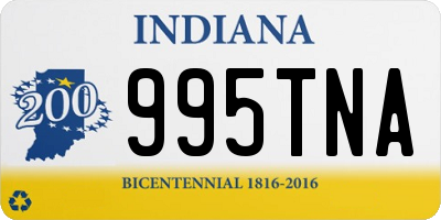 IN license plate 995TNA