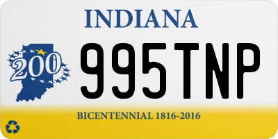 IN license plate 995TNP