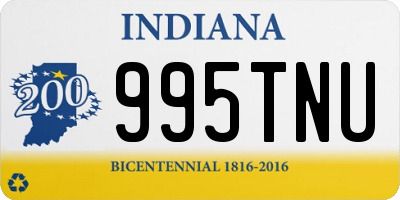 IN license plate 995TNU