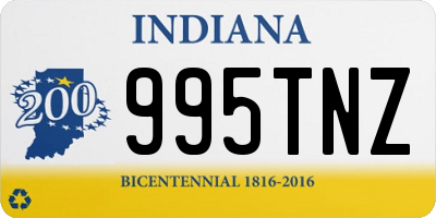 IN license plate 995TNZ