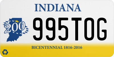 IN license plate 995TOG