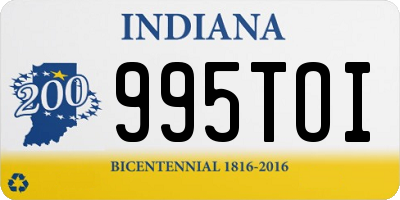 IN license plate 995TOI