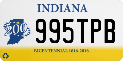 IN license plate 995TPB