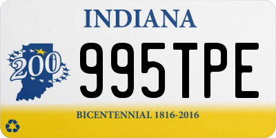 IN license plate 995TPE