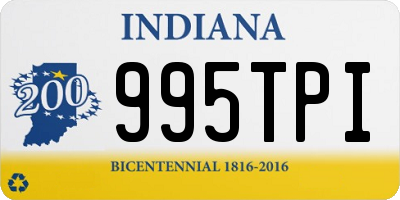 IN license plate 995TPI