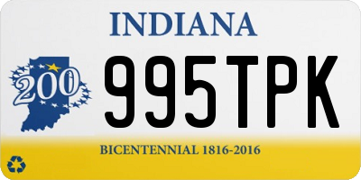 IN license plate 995TPK