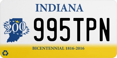 IN license plate 995TPN