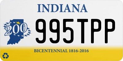 IN license plate 995TPP