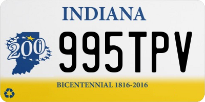 IN license plate 995TPV