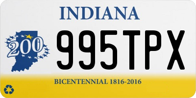 IN license plate 995TPX