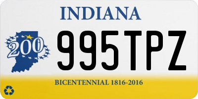 IN license plate 995TPZ