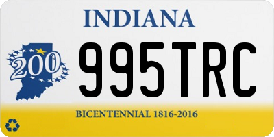 IN license plate 995TRC