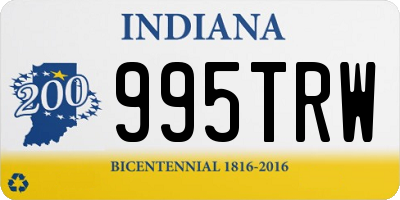 IN license plate 995TRW