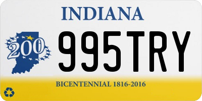 IN license plate 995TRY