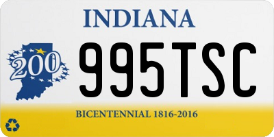 IN license plate 995TSC