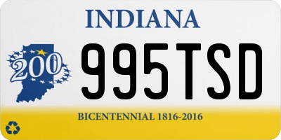 IN license plate 995TSD