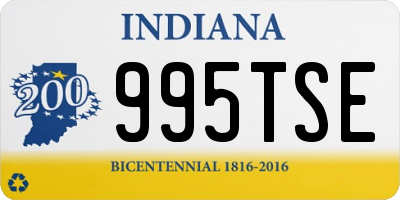 IN license plate 995TSE