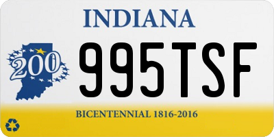 IN license plate 995TSF