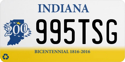 IN license plate 995TSG